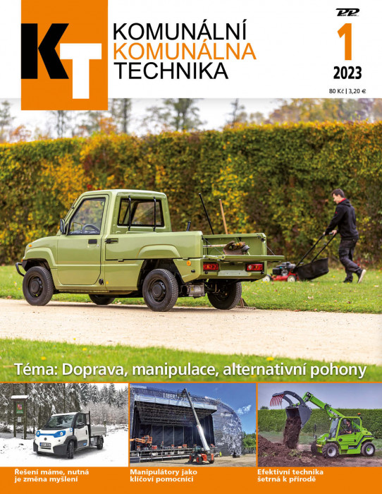 Obálka titulu Komunální technika - vydání č. 1/2023