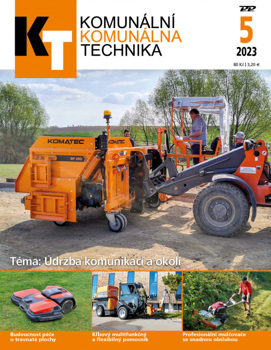 Obálka titulu Komunální technika - vydání č. 5/2023