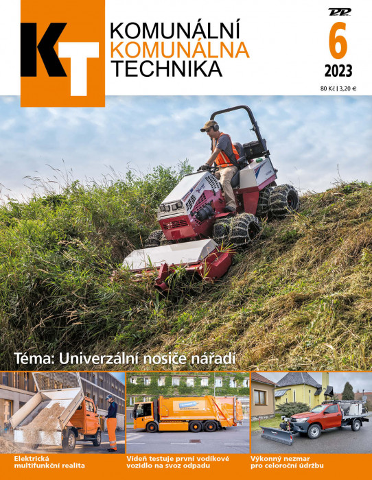 Obálka titulu Komunální technika - vydání č. 6/2023