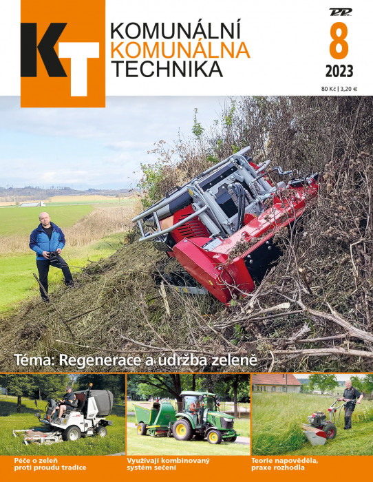 Obálka titulu Komunální technika - vydání č. 8/2023
