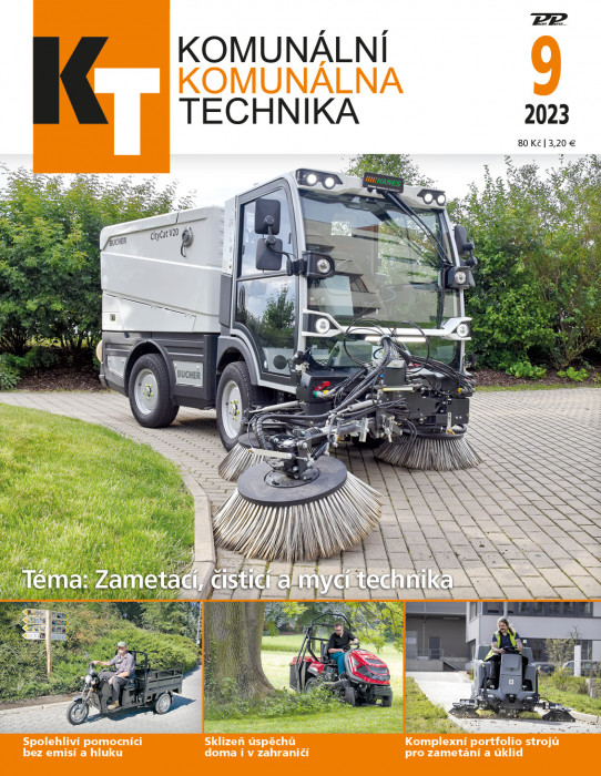 Obálka titulu Komunální technika - vydání č. 9/2023