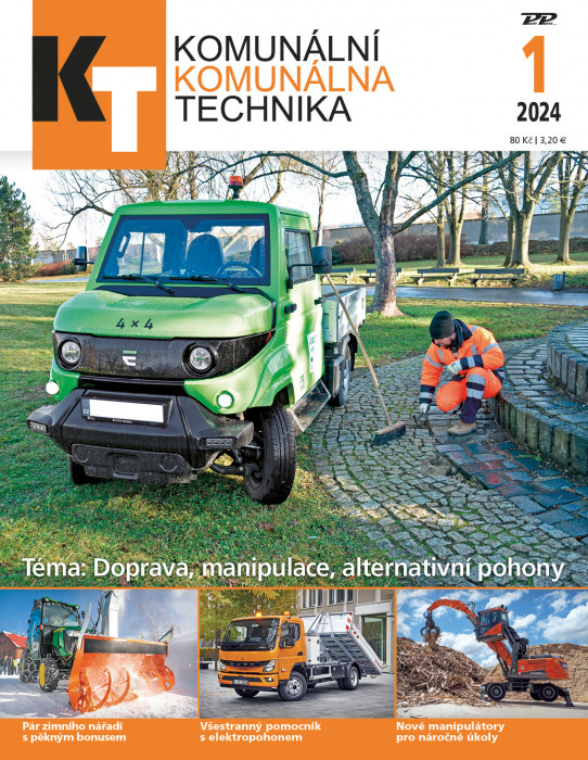 Obálka titulu Komunální technika - vydání č. 1/2024