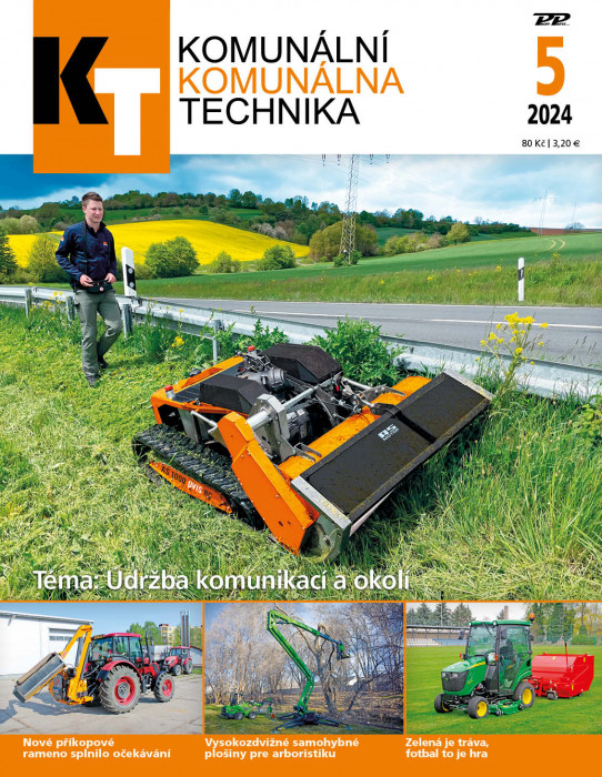 Obálka titulu Komunální technika - vydání č. 5/2024