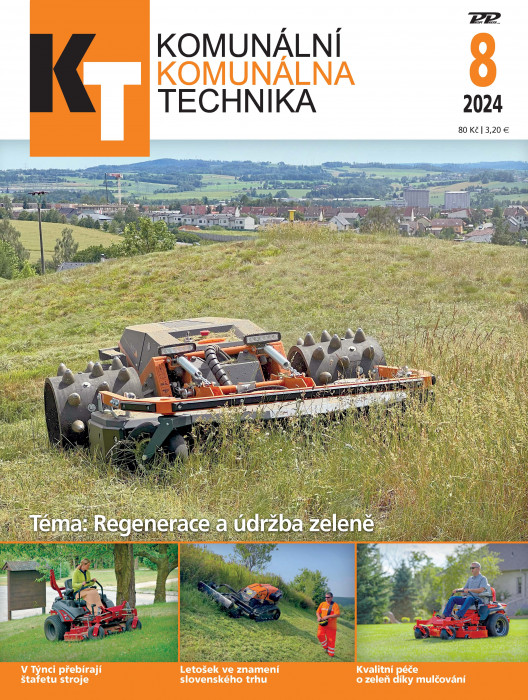 Obálka titulu Komunální technika - vydání č. 8/2024