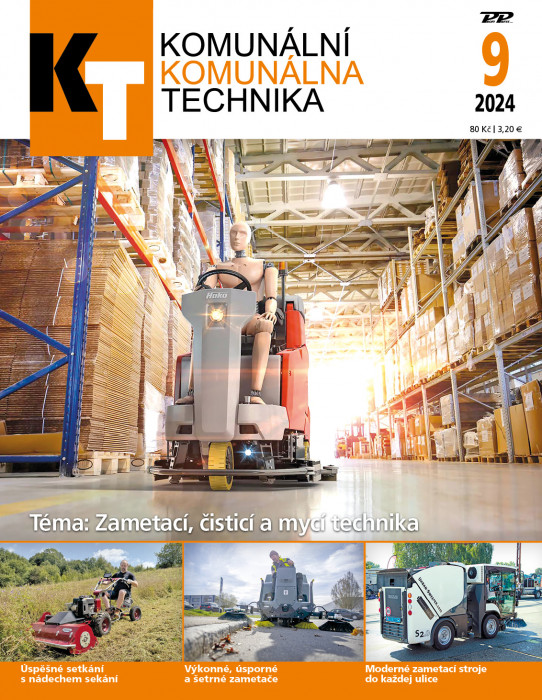 Obálka titulu Komunální technika - vydání č. 9/2024