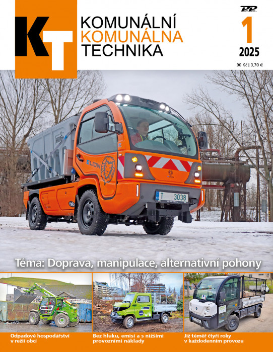Obálka titulu Komunální technika - vydání č. 1/2025