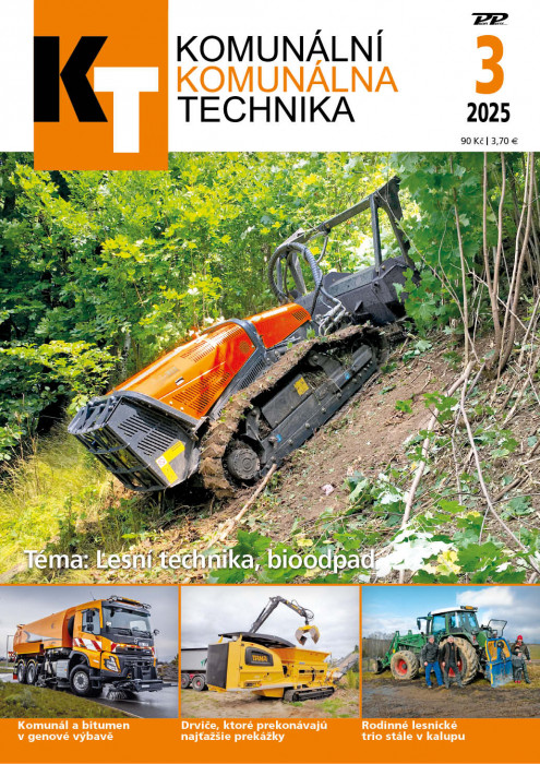 Obálka titulu Komunální technika - vydání č. 3/2025