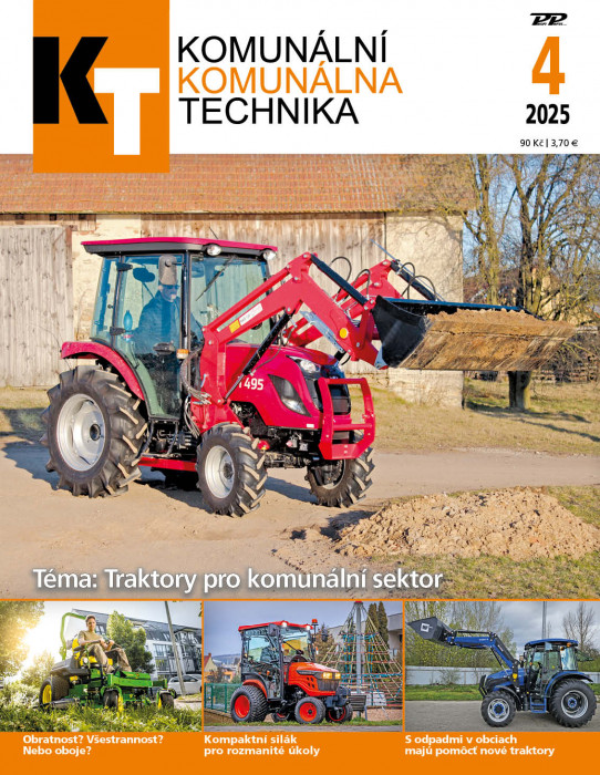 Obálka titulu Komunální technika - vydání č. 4/2025