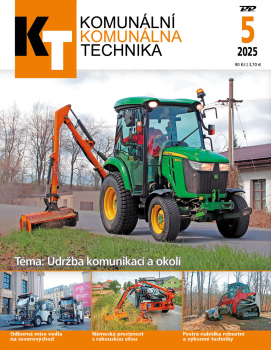 Obálka titulu Komunální technika - vydání č. 5/2025