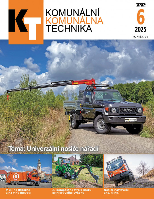 Obálka titulu Komunální technika - vydání č. 6/2025