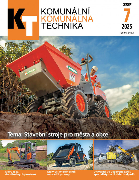Obálka titulu Komunální technika - vydání č. 7/2025
