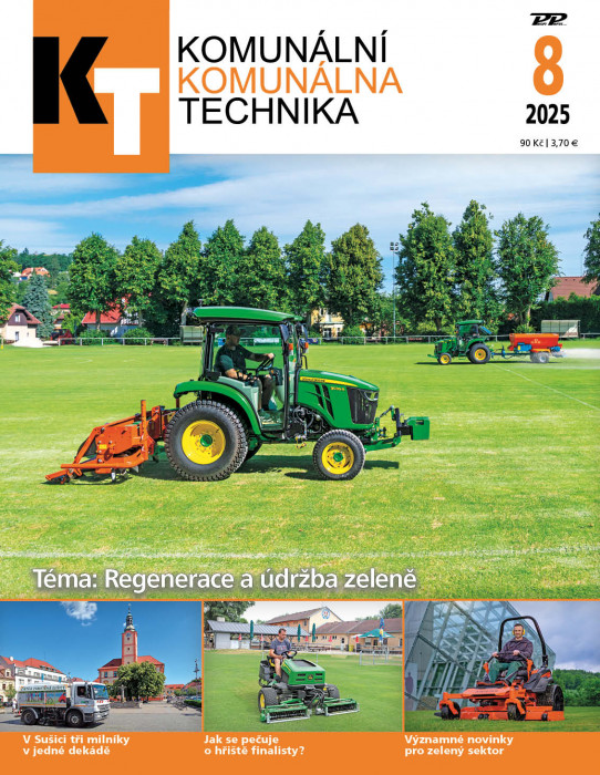 Obálka titulu Komunální technika - vydání č. 8/2025