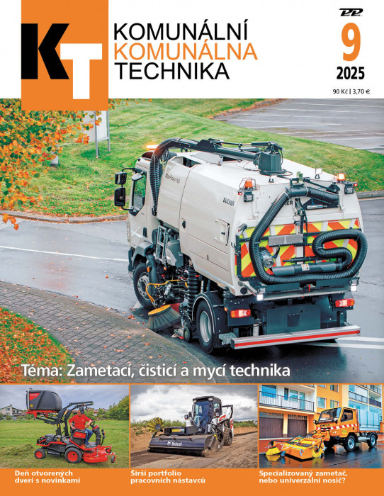 Obálka titulu Komunální technika - vydání č. 9/2025