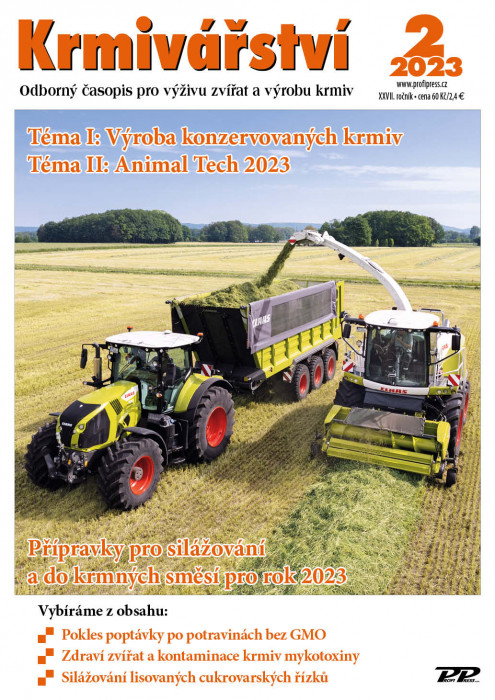 Obálka titulu Krmivářství - vydání č. 2/2023