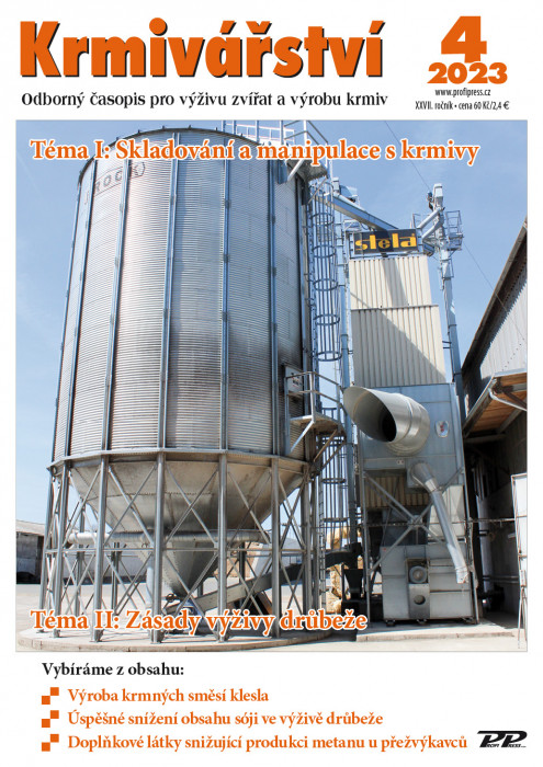 Obálka titulu Krmivářství - vydání č. 4/2023