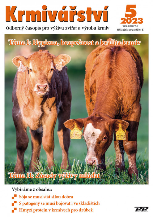 Obálka titulu Krmivářství - vydání č. 5/2023