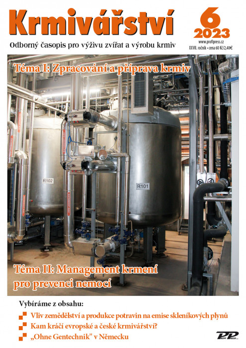 Obálka titulu Krmivářství - vydání č. 6/2023