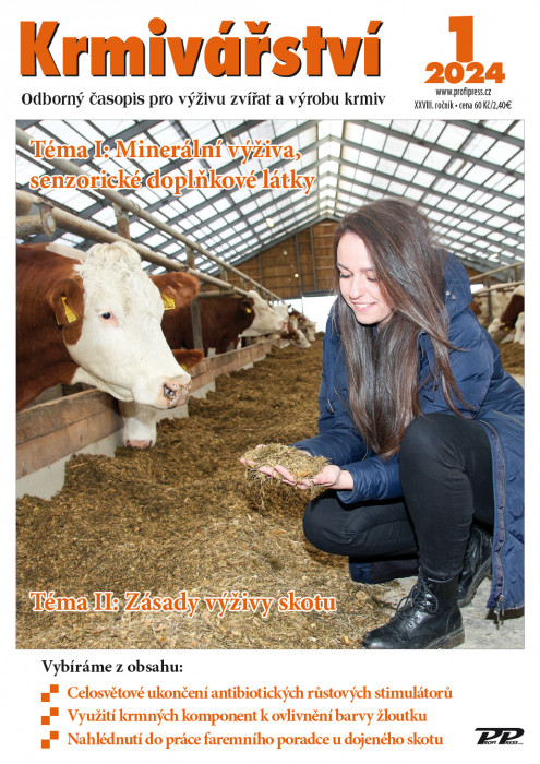 Obálka titulu Krmivářství - vydání č. 1/2024
