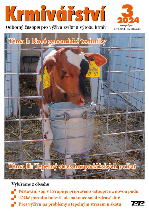 Obálka titulu Krmivářství - vydání č. 3/2024