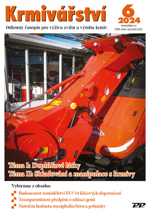 Obálka titulu Krmivářství - vydání č. 6/2024
