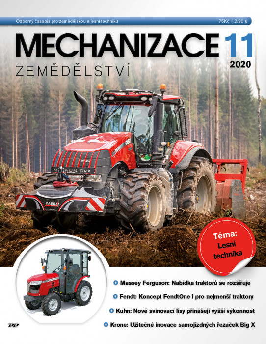 Obálka titulu Mechanizace zemědělství - vydání č. 11/2020