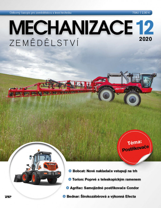Obálka titulu Mechanizace zemědělství - vydání č. 12/2020