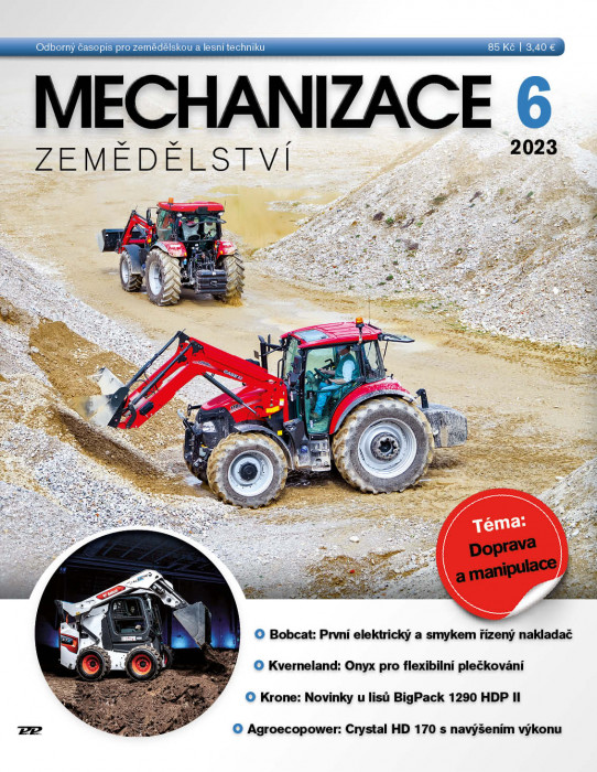 Obálka titulu Mechanizace zemědělství - vydání č. 6/2023