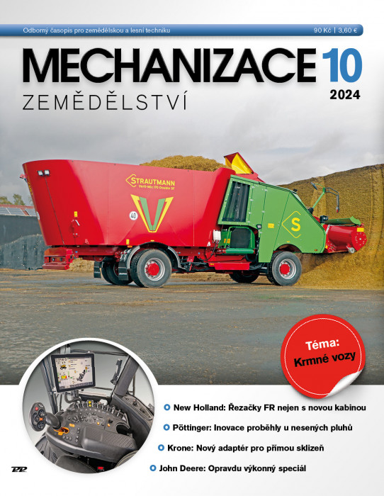Obálka titulu Mechanizace zemědělství - vydání č. 10/2024