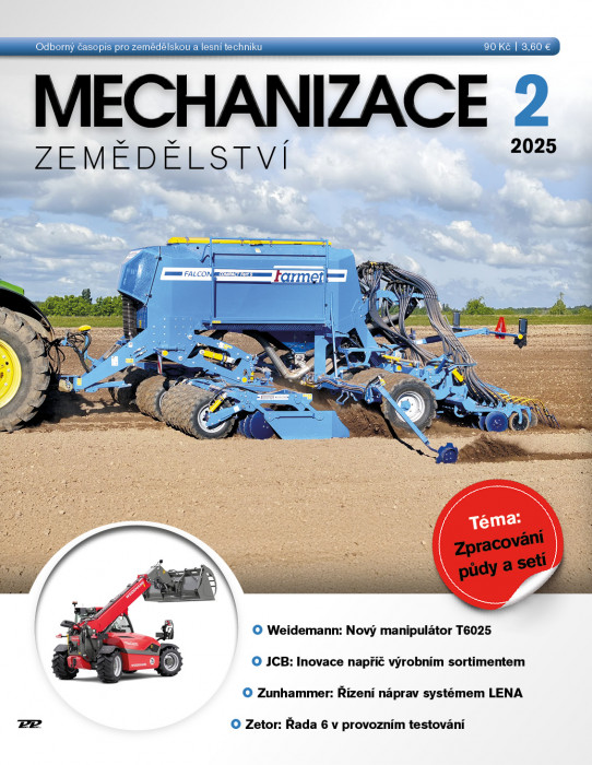 Obálka titulu Mechanizace zemědělství - vydání č. 2/2025