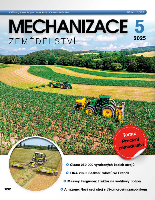 Obálka titulu Mechanizace zemědělství - vydání č. 5/2025
