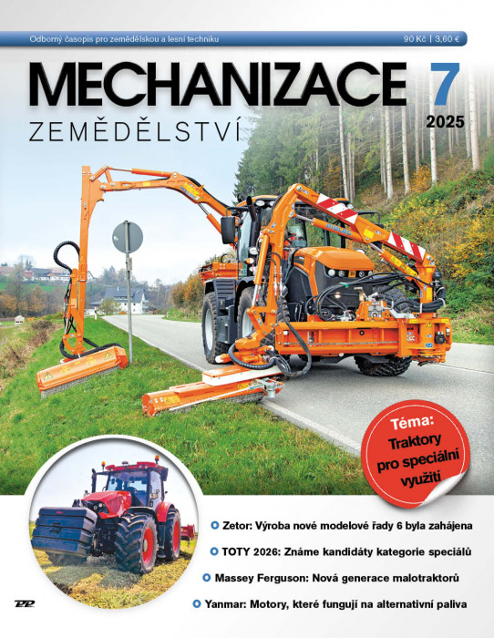 Obálka titulu Mechanizace zemědělství - vydání č. 7/2025