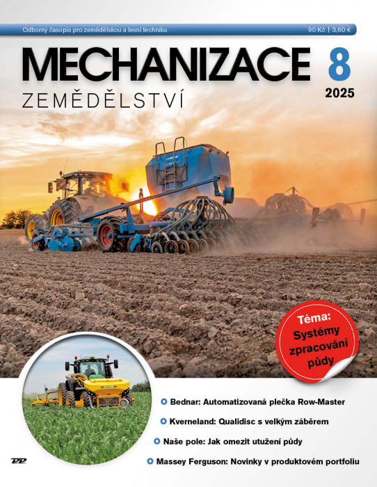 Obálka titulu Mechanizace zemědělství - vydání č. 8/2025