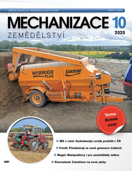 Obálka titulu Mechanizace zemědělství