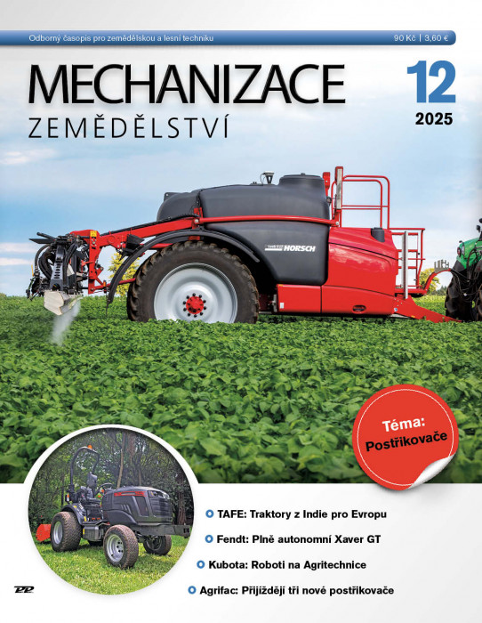 Obálka titulu Mechanizace zemědělství