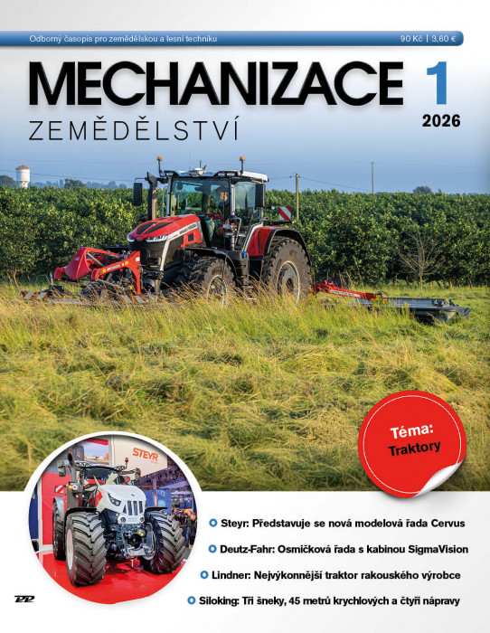 Obálka časopisu Mechanizace zemědělství