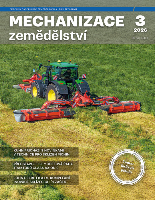 Obálka časopisu Mechanizace zemědělství