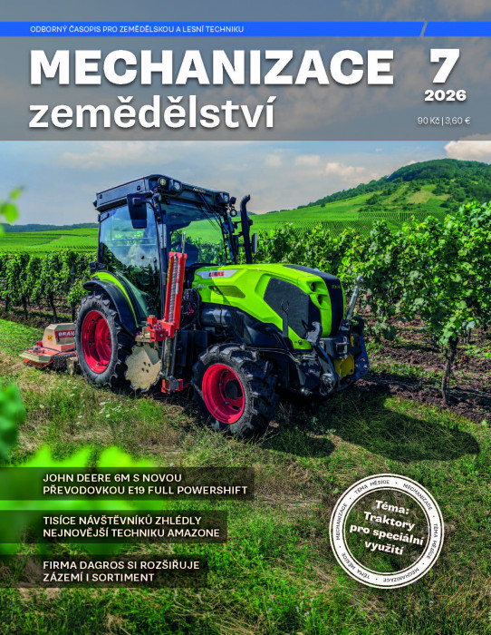 Obálka titulu Mechanizace zemědělství