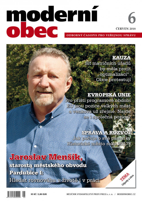 Obálka titulu Moderní obec - vydání č. 6/2018