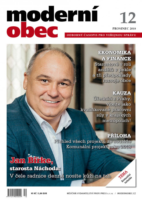Obálka titulu Moderní obec - vydání č. 12/2018