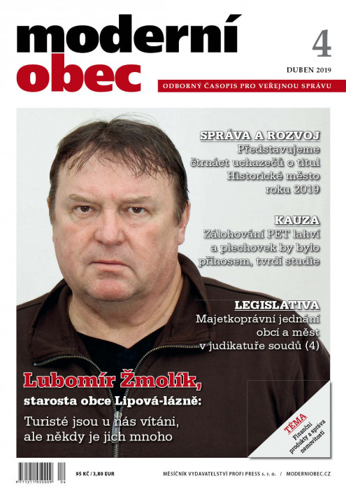 Obálka titulu Moderní obec - vydání č. 4/2019