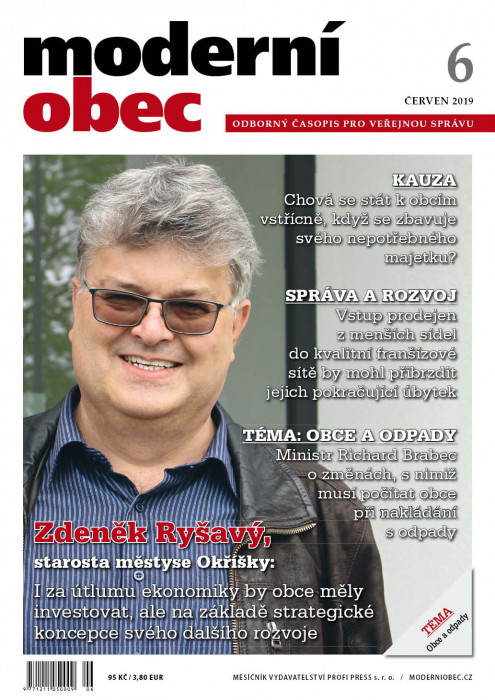 Obálka titulu Moderní obec - vydání č. 6/2019