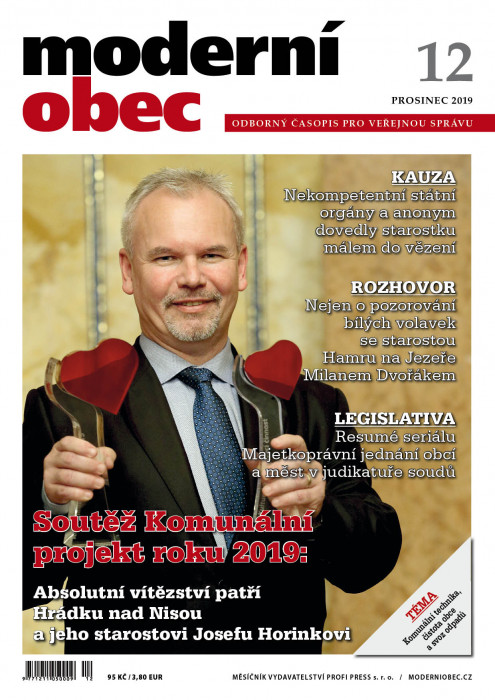 Obálka titulu Moderní obec - vydání č. 12/2019