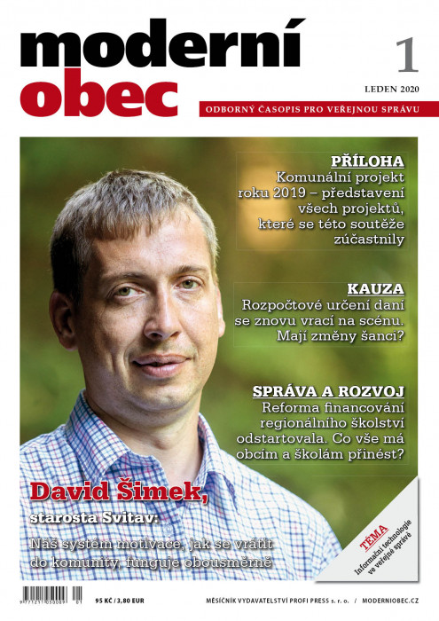 Obálka titulu Moderní obec - vydání č. 1/2020