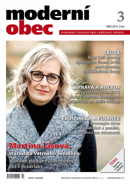 Obálka titulu Moderní obec - vydání č. 3/2020