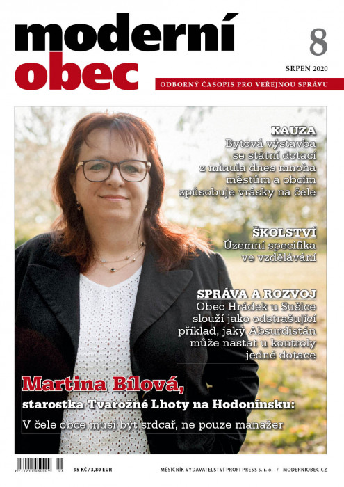 Obálka titulu Moderní obec - vydání č. 8/2020