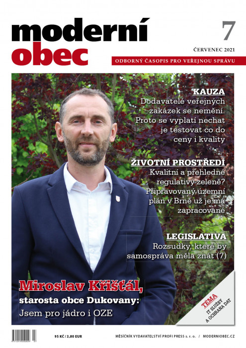 Obálka titulu Moderní obec - vydání č. 7/2021