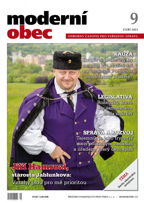 Obálka titulu Moderní obec - vydání č. 9/2021