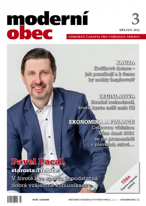 Obálka titulu Moderní obec - vydání č. 3/2022