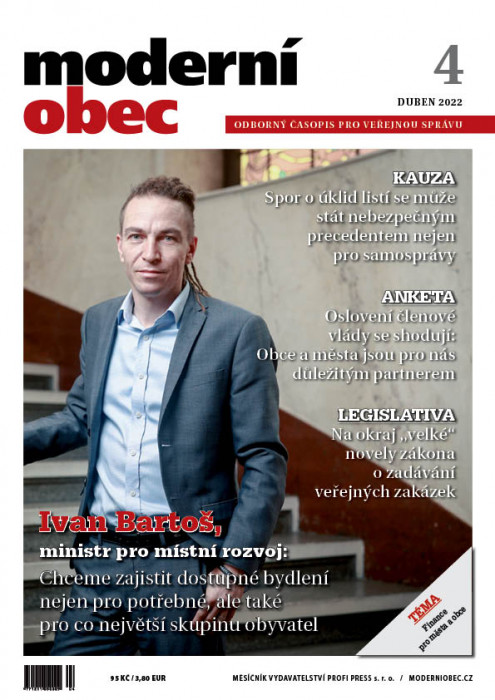Obálka titulu Moderní obec - vydání č. 4/2022