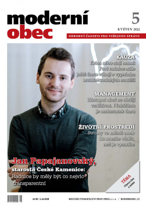 Obálka titulu Moderní obec - vydání č. 5/2022